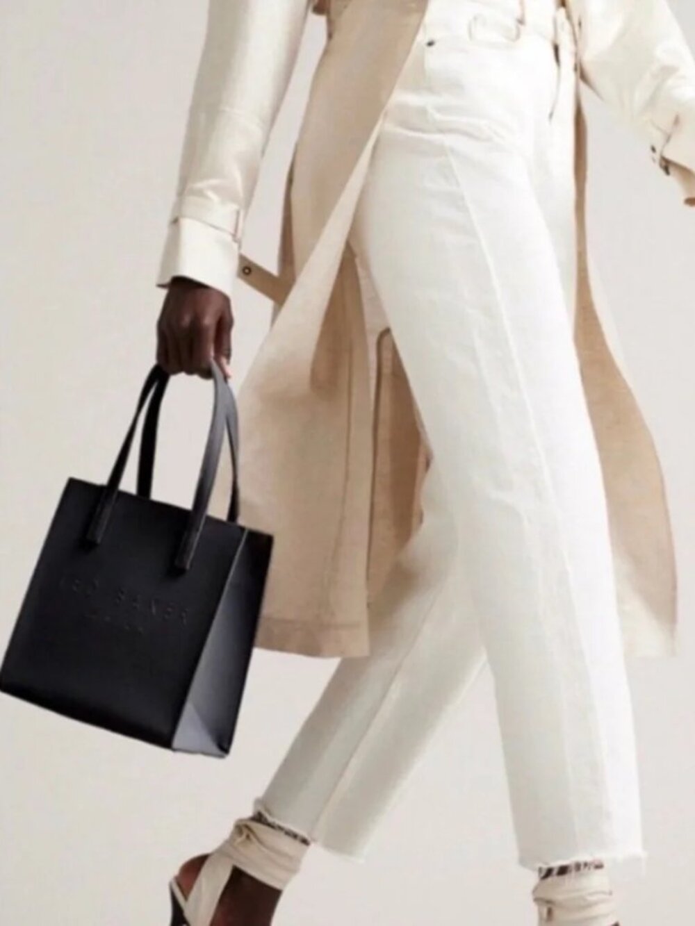 TED BAKER LONDON "The Icon" Black Tote Bag NWT - Picture 3 of 11